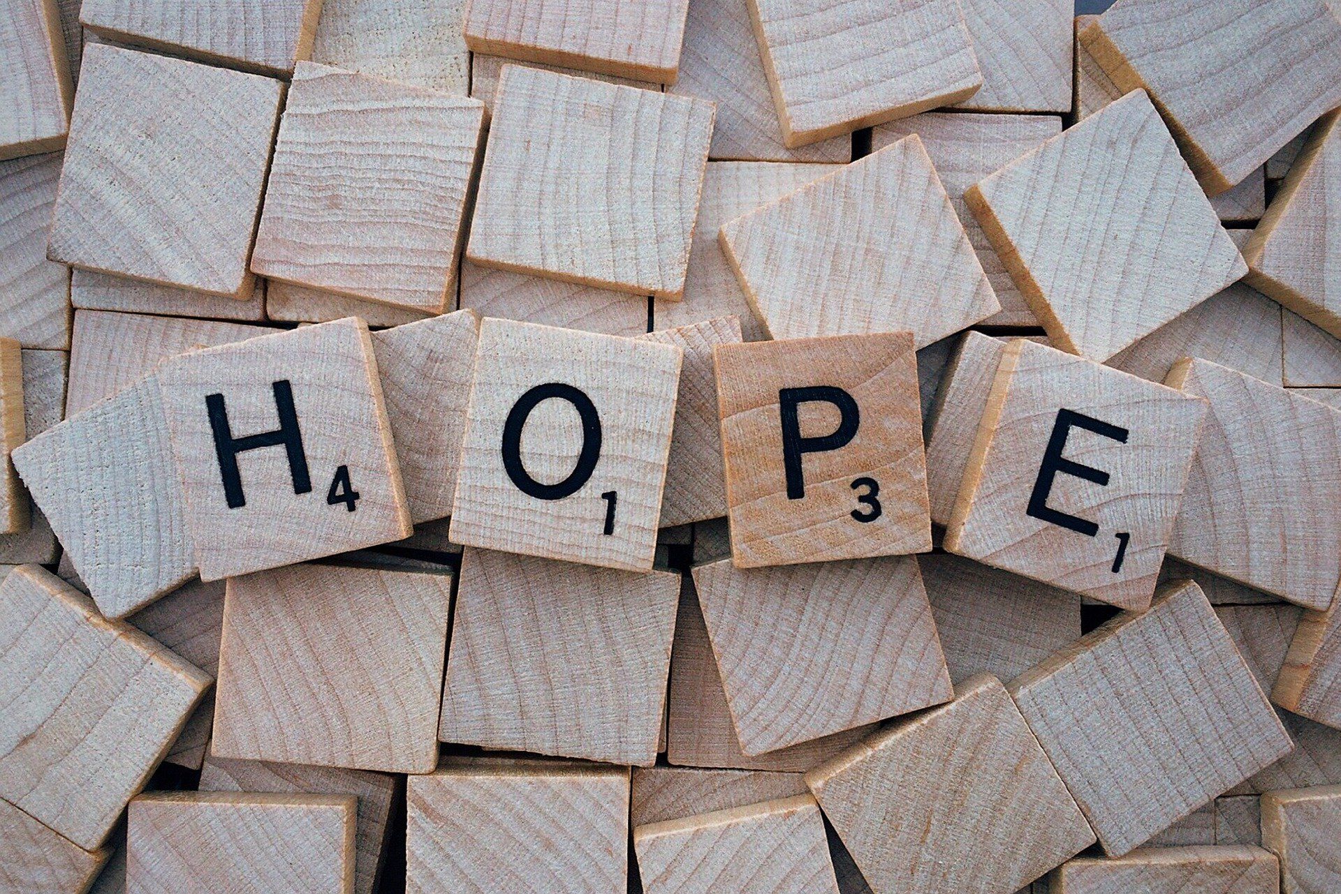 hope (c) Bild von Wokandapix auf Pixabay